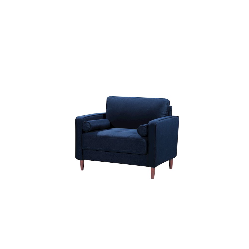 Langford Chair Navy Blue. Picture 1