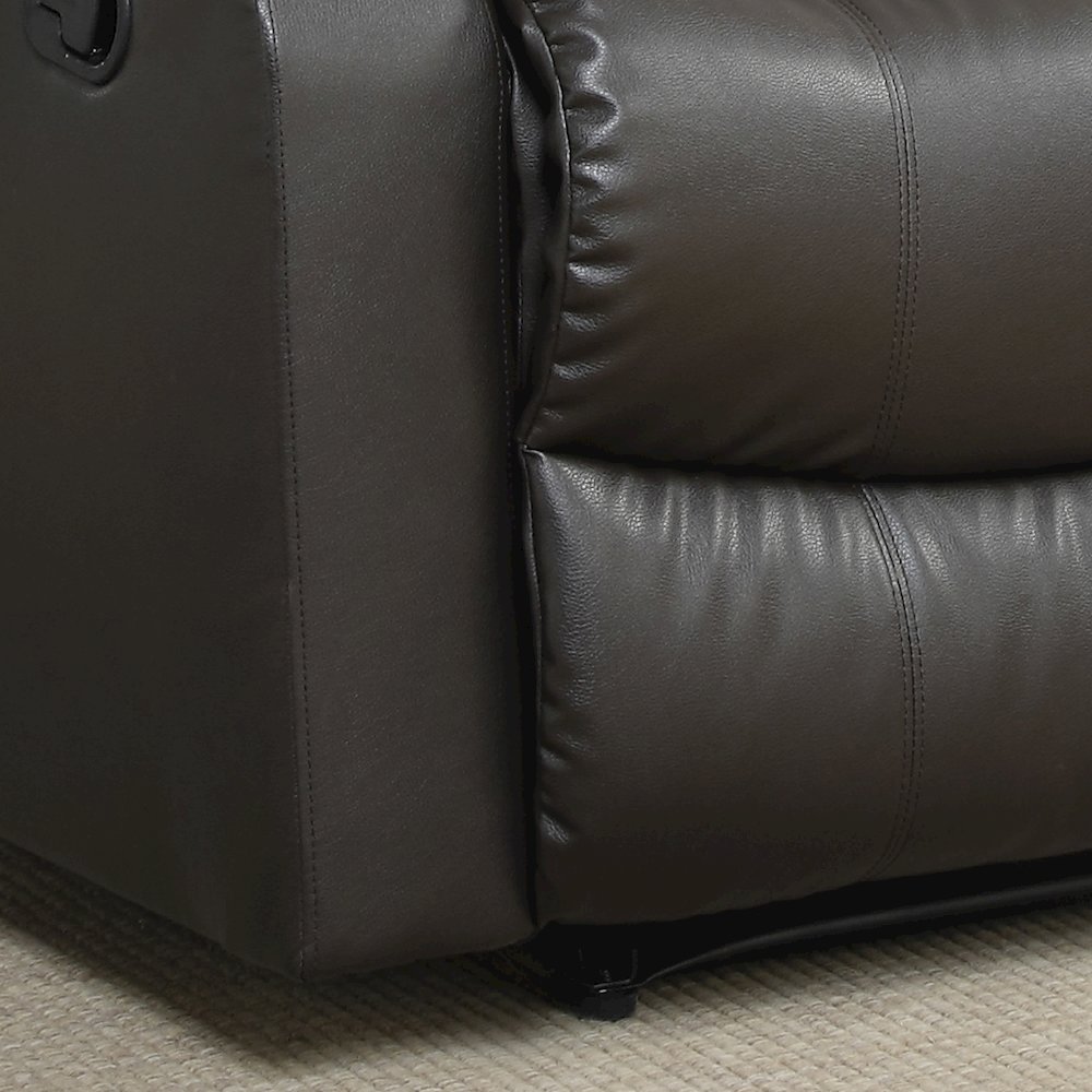 Parker Recliner Java Vegan Leather. Picture 4