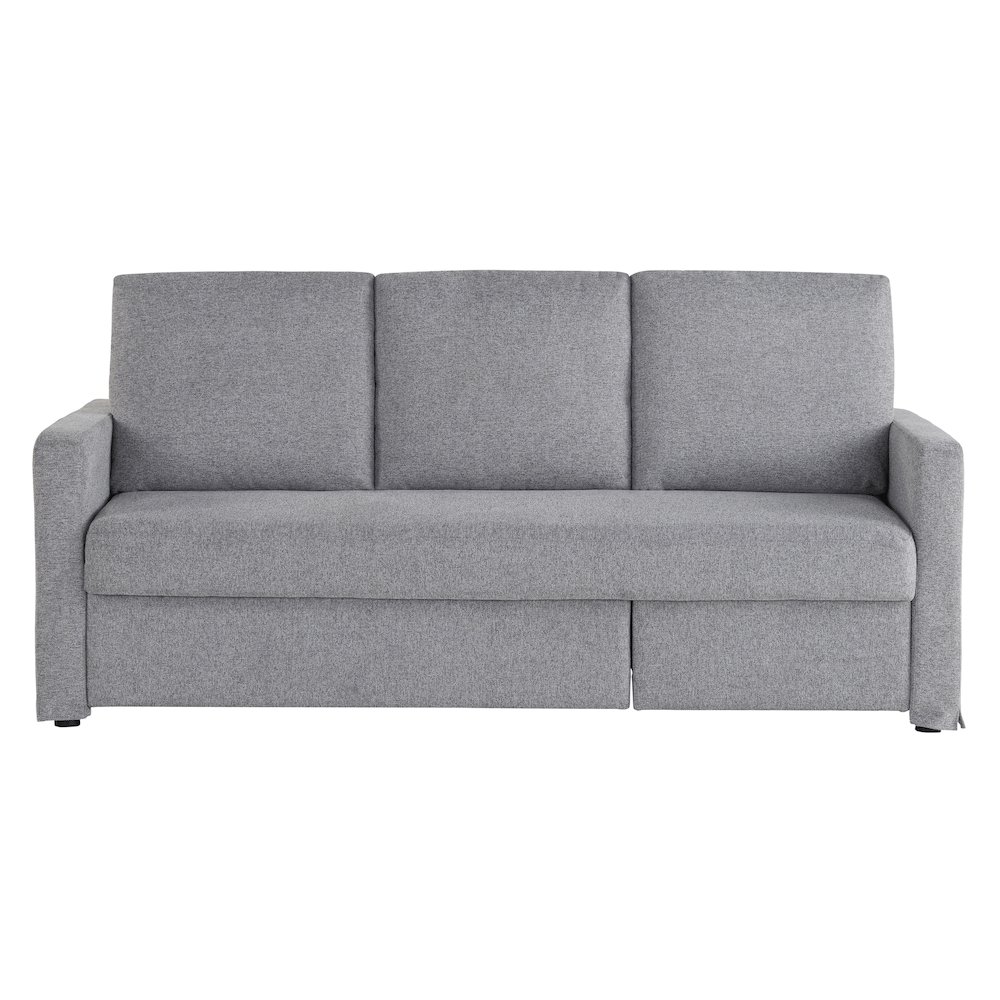Mia Convertible Sofa Light Gray. Picture 9