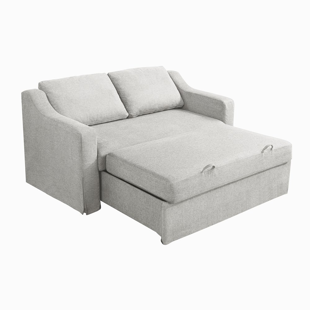 Haddington Convertible Loveseat Linen. Picture 7