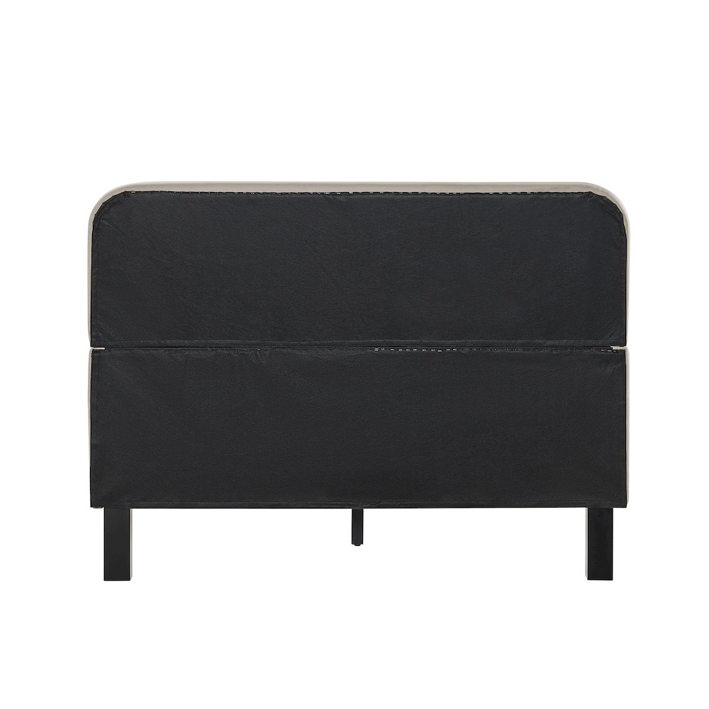 Adaline Upholstered Bed Full Light Gray. Picture 7