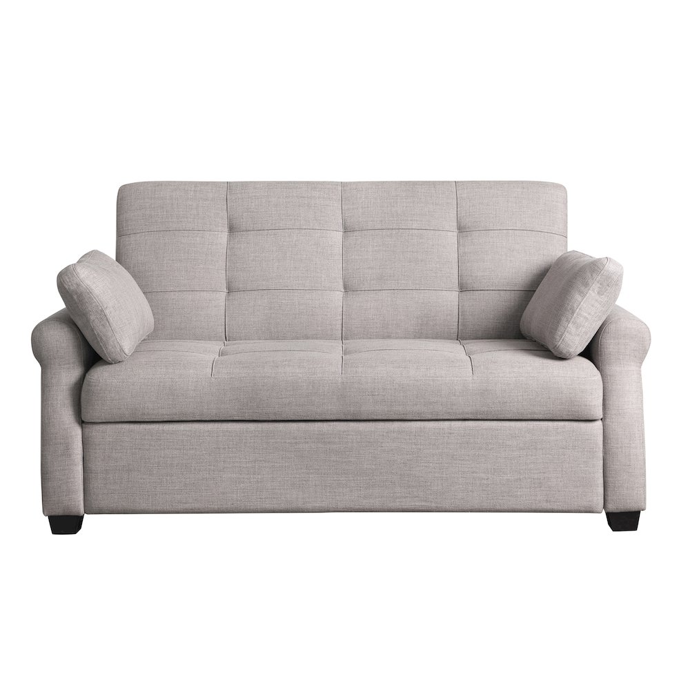 Hampton Queen Convertible Sofa Steel. Picture 12