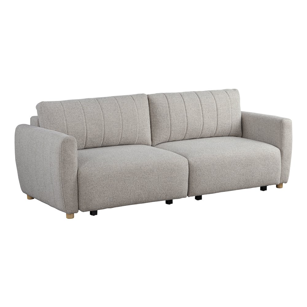 Galloway Convertible Sofa Pebble Boucle. Picture 9