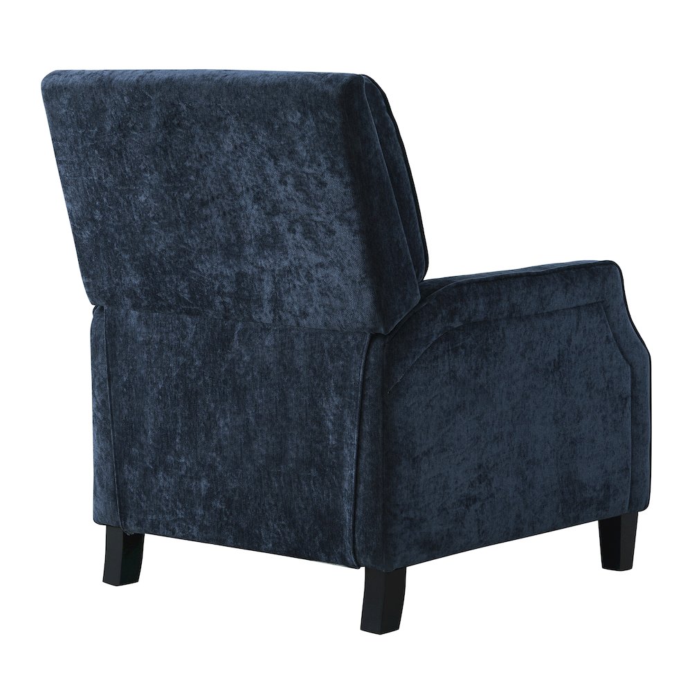 Shiloh Push Back Recliner Navy. Picture 6