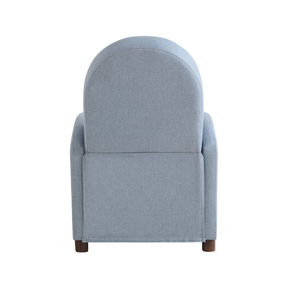 Luna Pushback Recliner Blue. Picture 4
