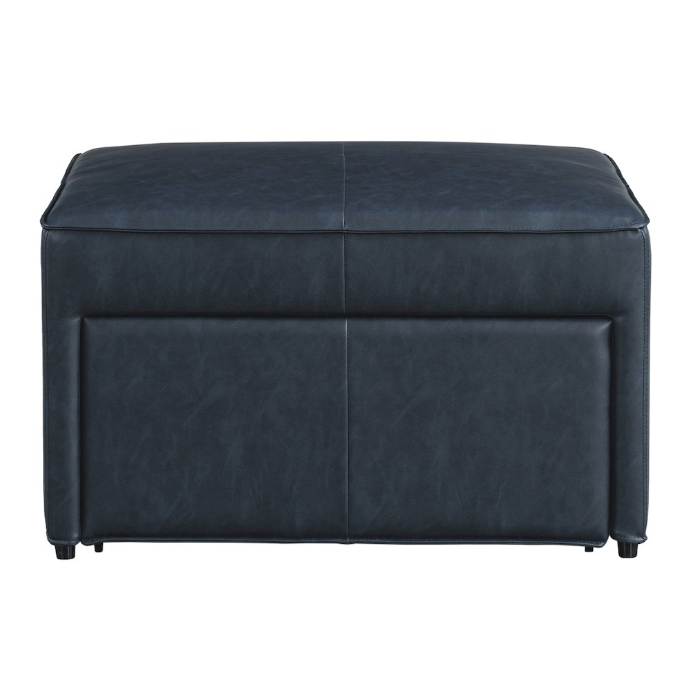 Hailey Storage Ottoman Navy. Picture 7