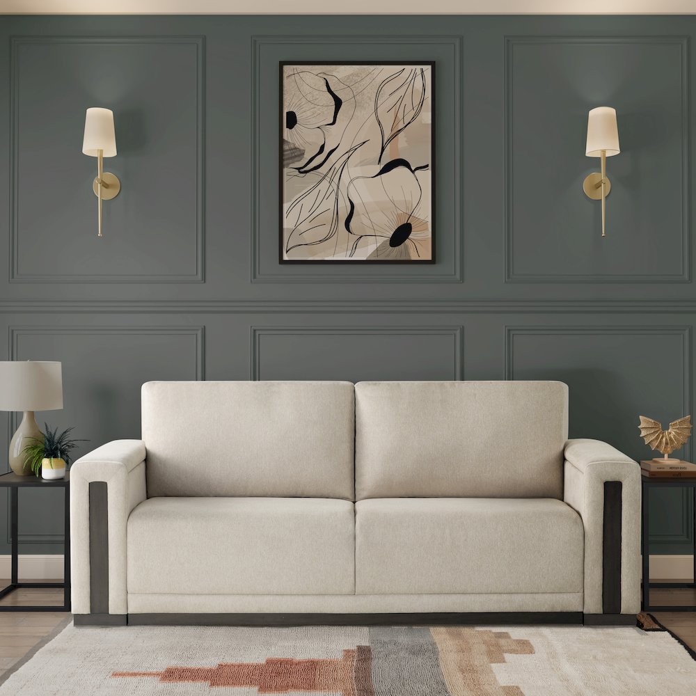 Riles Storage Sofa Beige. Picture 3