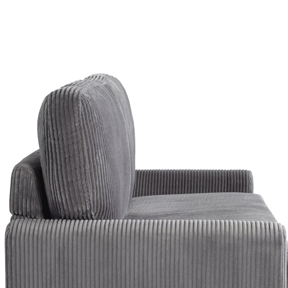 Drew Loveseat Pull-Out Sleeper Gray. Picture 16