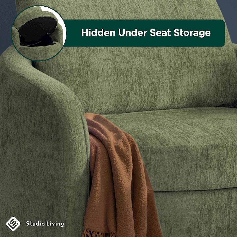 Manchester Accent Chair Large Olive. Picture 23