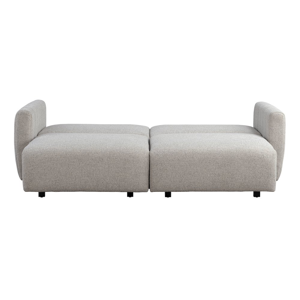 Galloway Convertible Sofa Pebble Boucle. Picture 7