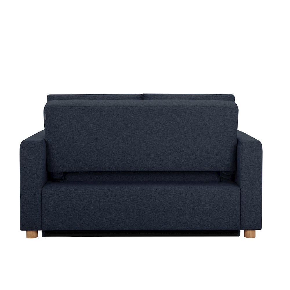 Tyler Convertible Sofa Navy Woven. Picture 8