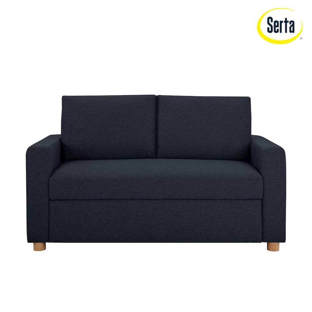Tyler Convertible Sofa Navy Woven. Picture 20