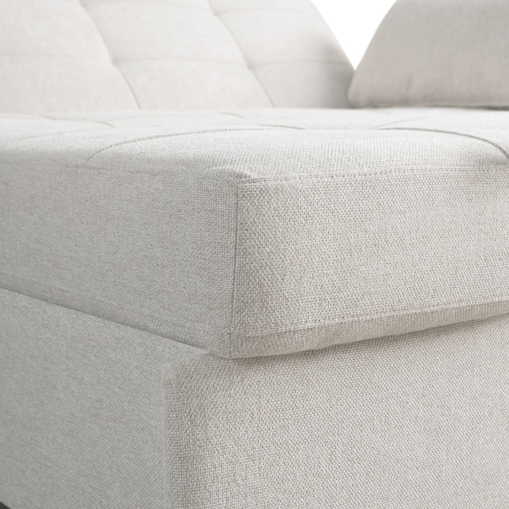 Hampton Queen Convertible Sofa Oatmeal. Picture 19