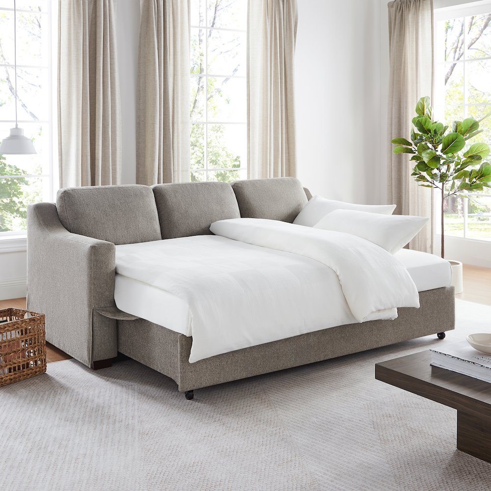 Haddington Convertible Sofa Flax. Picture 3