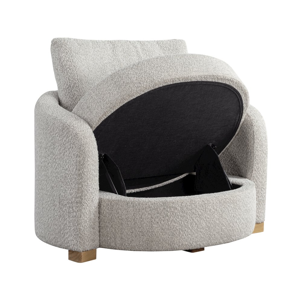 Manchester Accent Chair Large Ivory. Picture 7