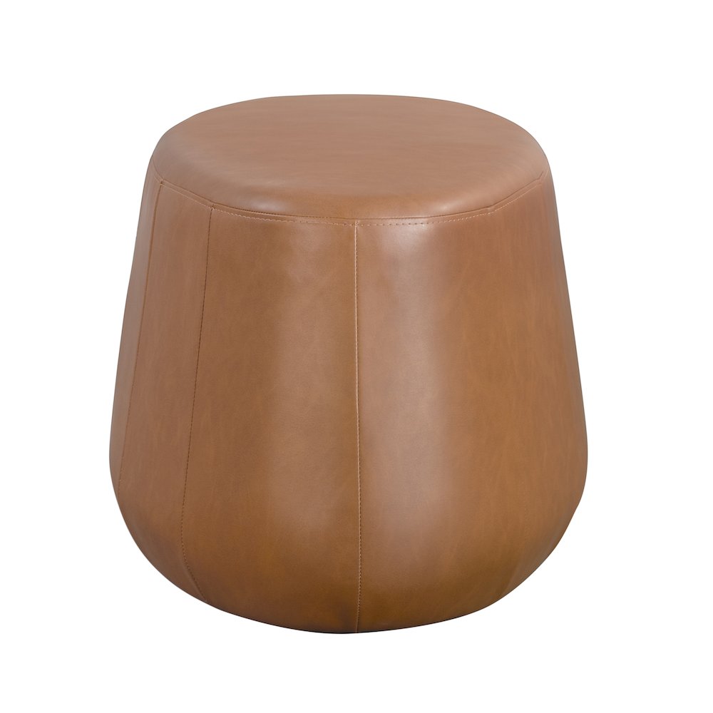Kayden Upholstered Ottoman Large Carmel. Picture 4