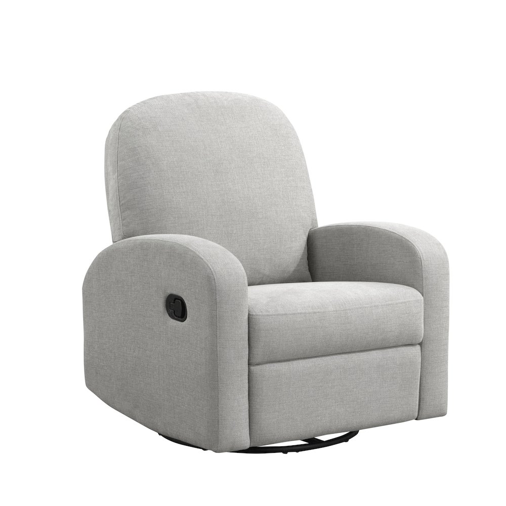 Paloma Swivel Rocker Recliner Light Grey. Picture 1