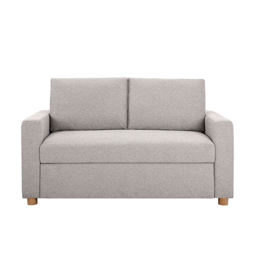 Tyler Convertible Sofa Light Grey Woven. Picture 3