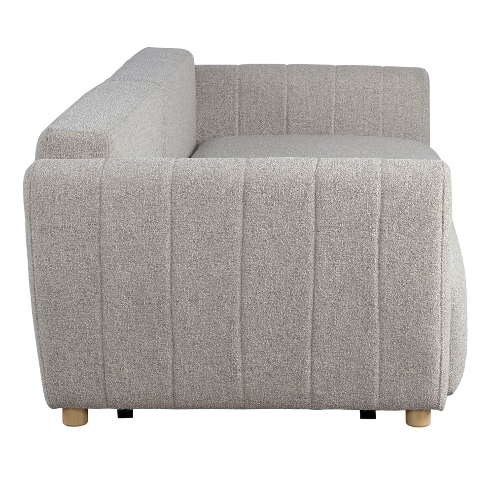 Galloway Convertible Sofa Pebble Boucle. Picture 18