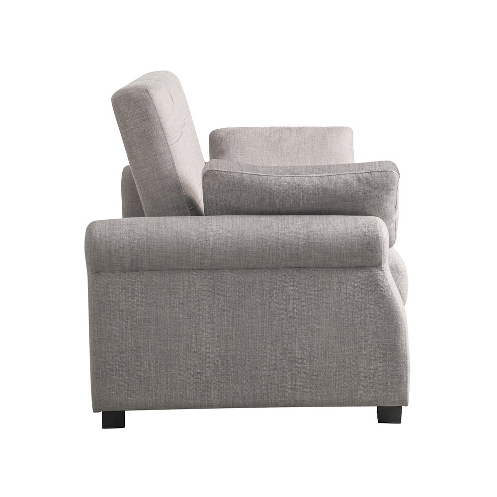 Hampton Queen Convertible Sofa Steel. Picture 13