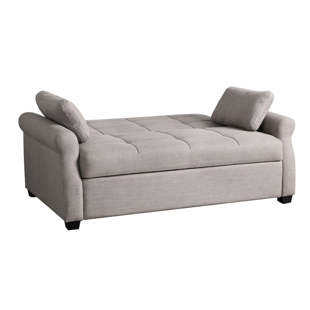 Hampton Queen Convertible Sofa Steel. Picture 15