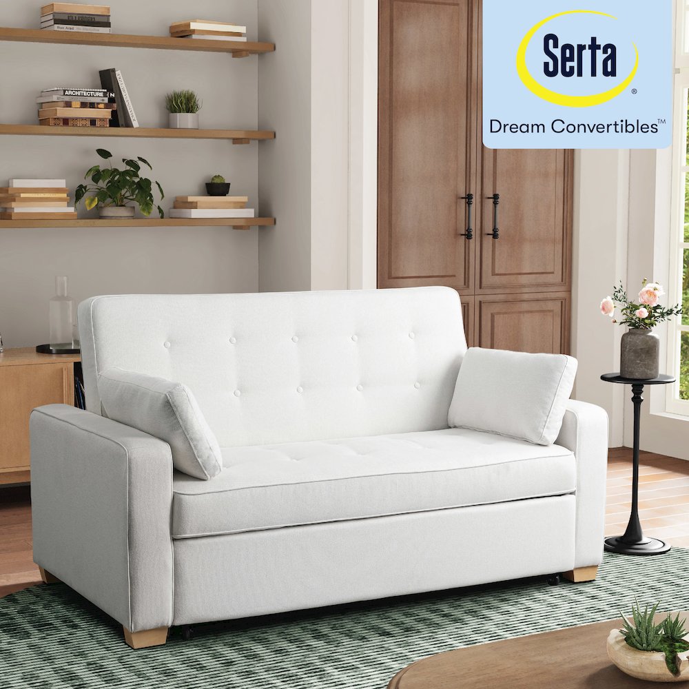 Augustine Queen Convertible Sofa Oyster. Picture 20