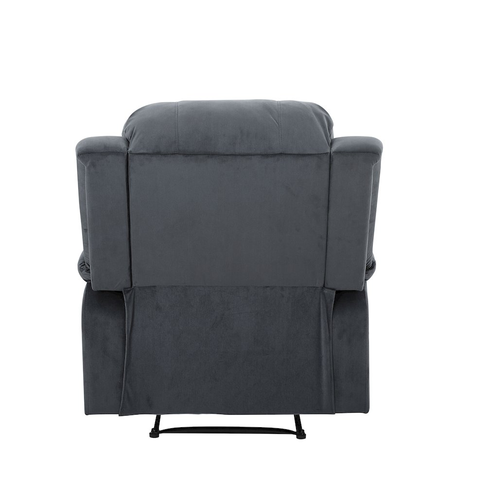Derby Manual Recliner Slate Grey. Picture 4