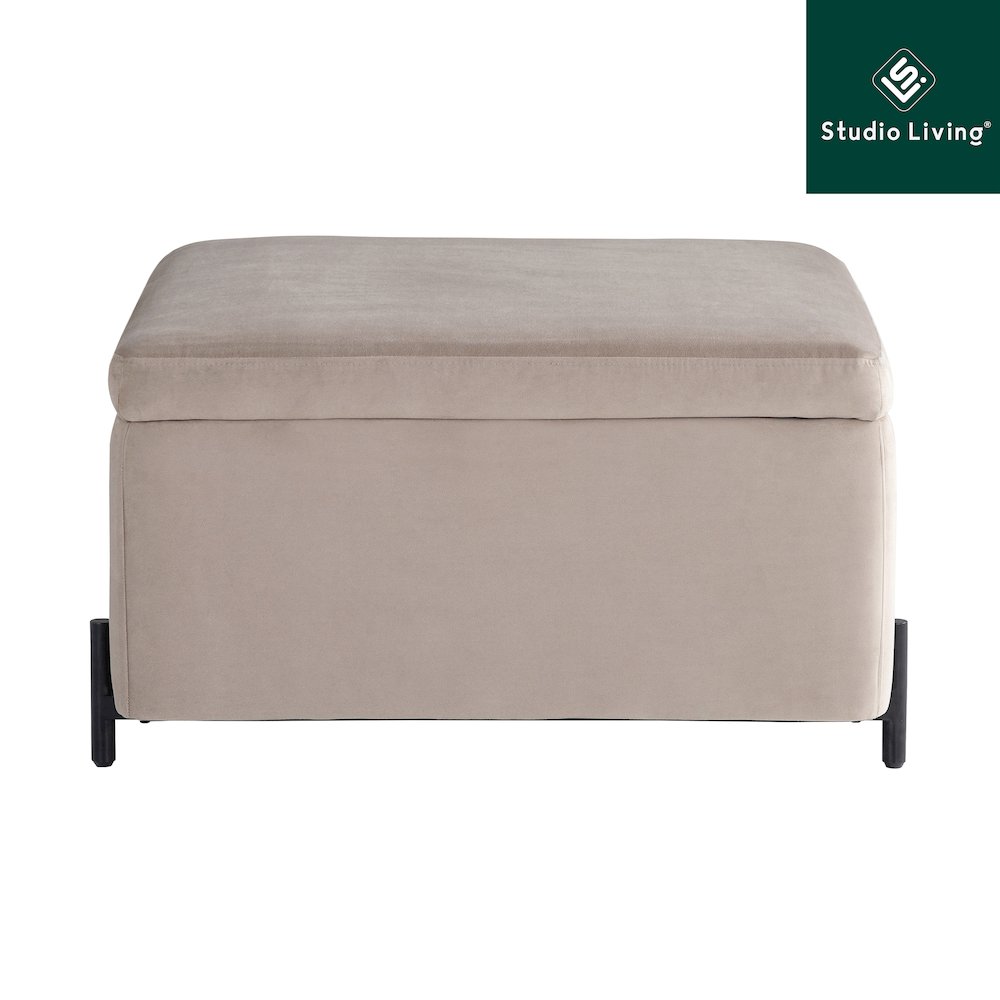 Kona Storage Ottoman Large Taupe. Picture 21