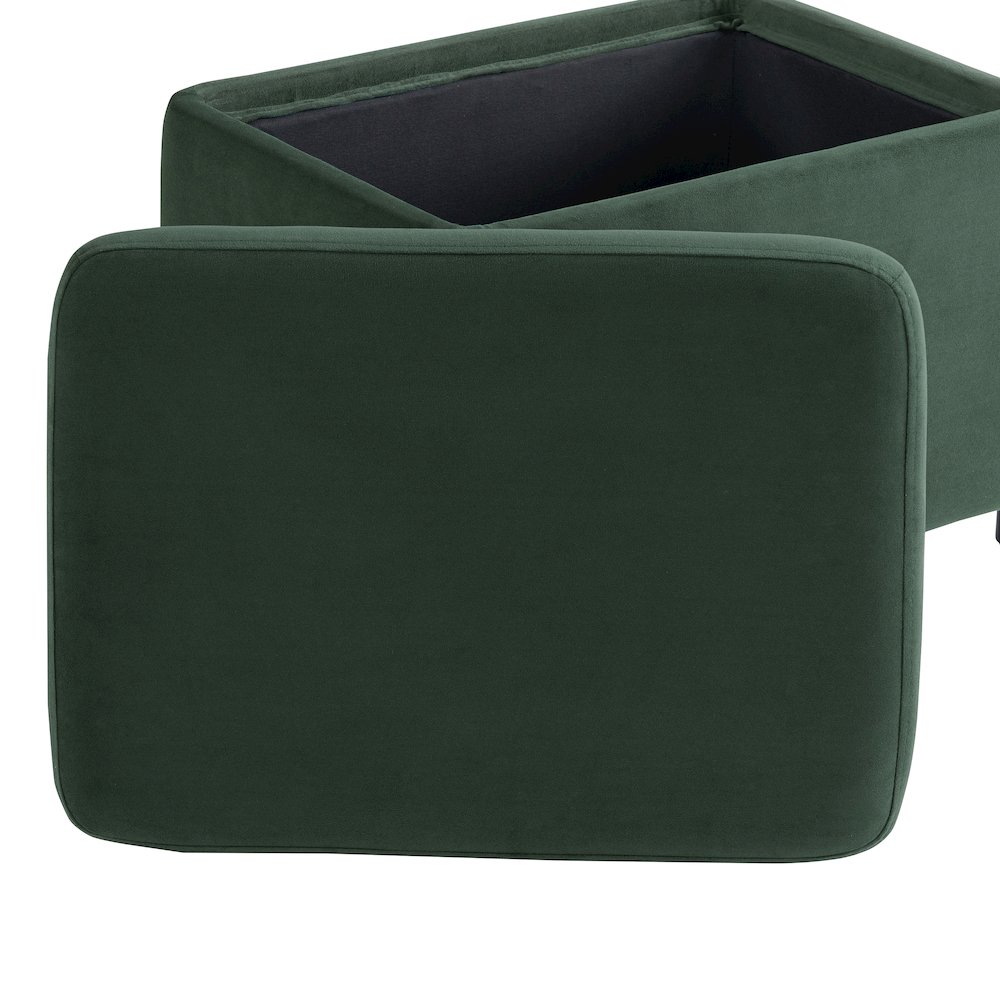 Kona Storage Ottoman Small Green. Picture 16