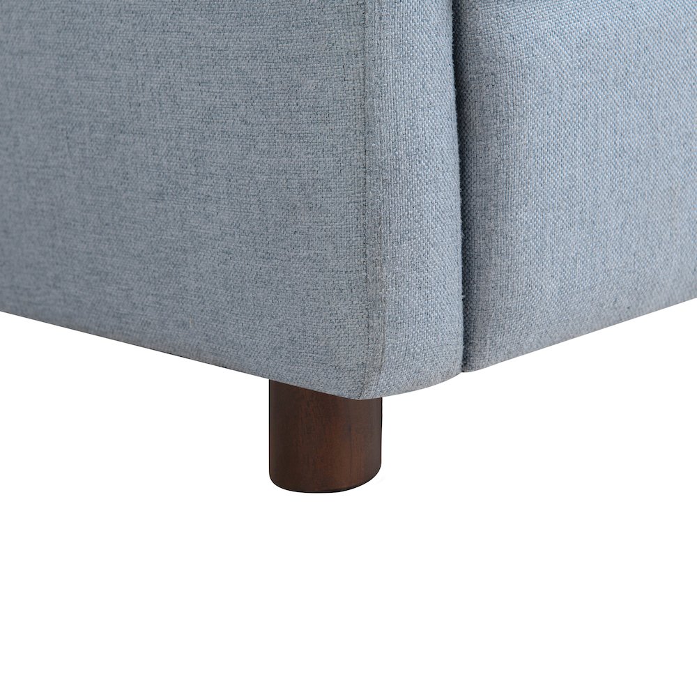 Luna Pushback Recliner Blue. Picture 12