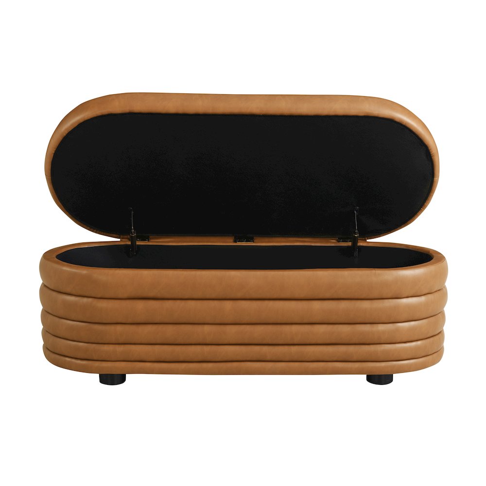 Lancaster Storage Ottoman Large Carmel. Picture 3