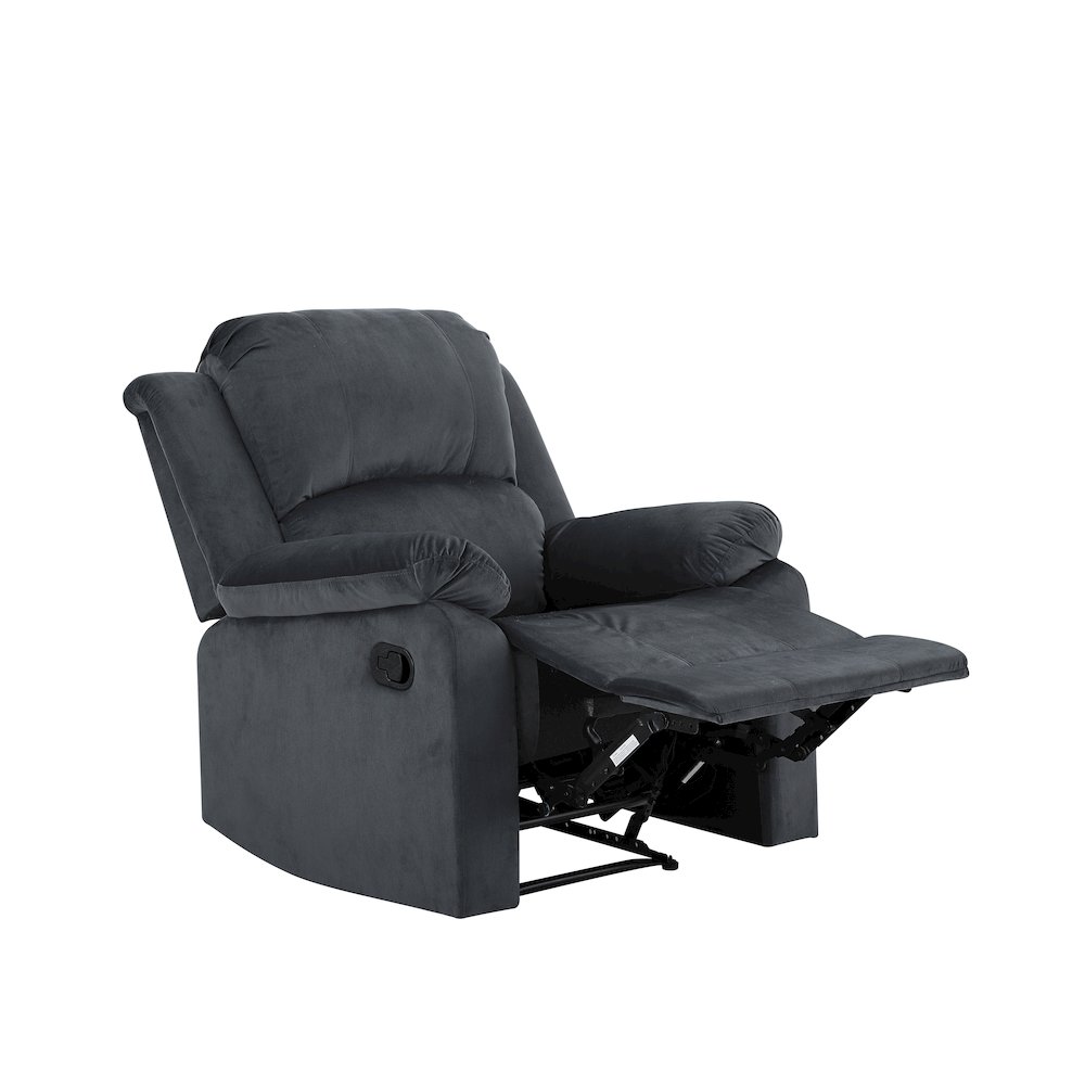 Derby Manual Recliner Slate Grey. Picture 5