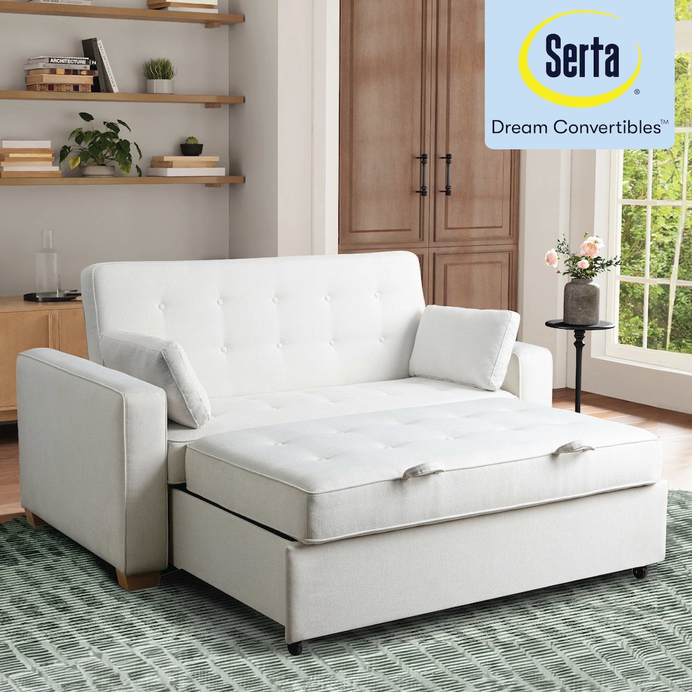 Augustine Queen Convertible Sofa Oyster. Picture 22