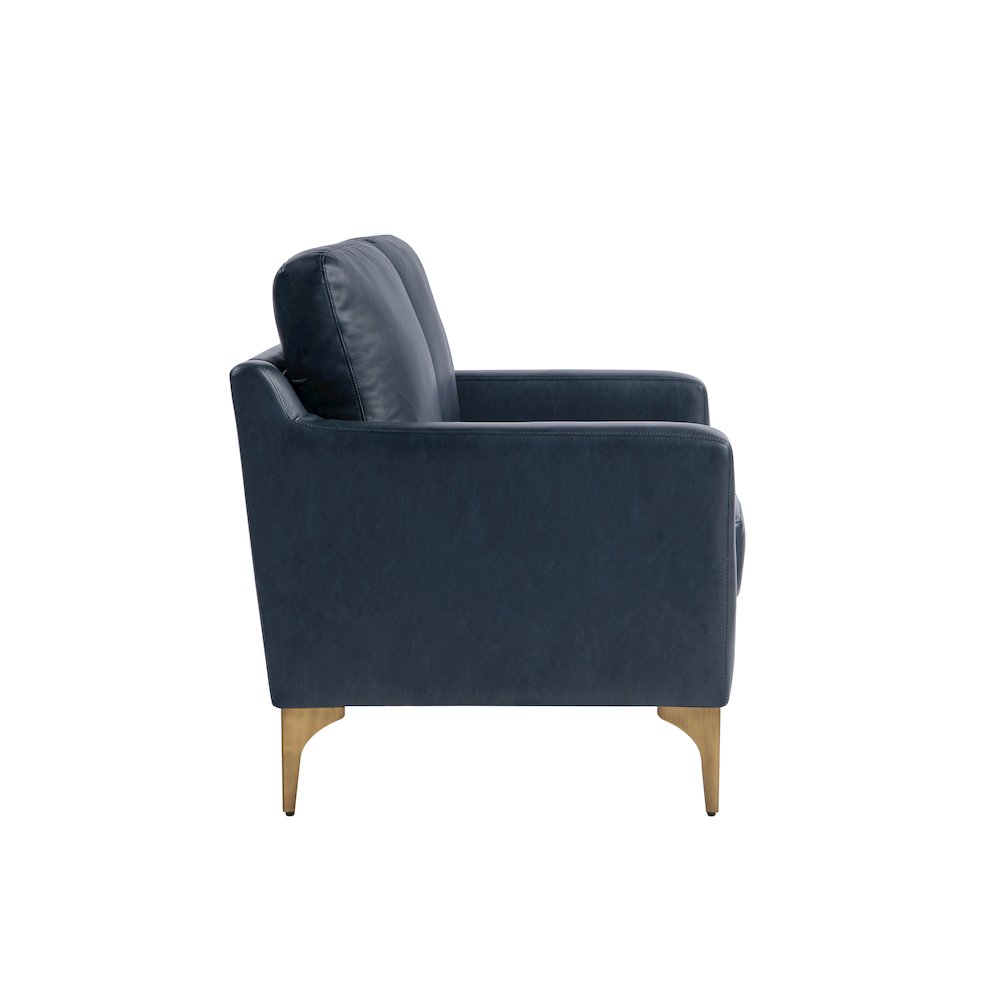 Fletcher Loveseat Navy. Picture 7