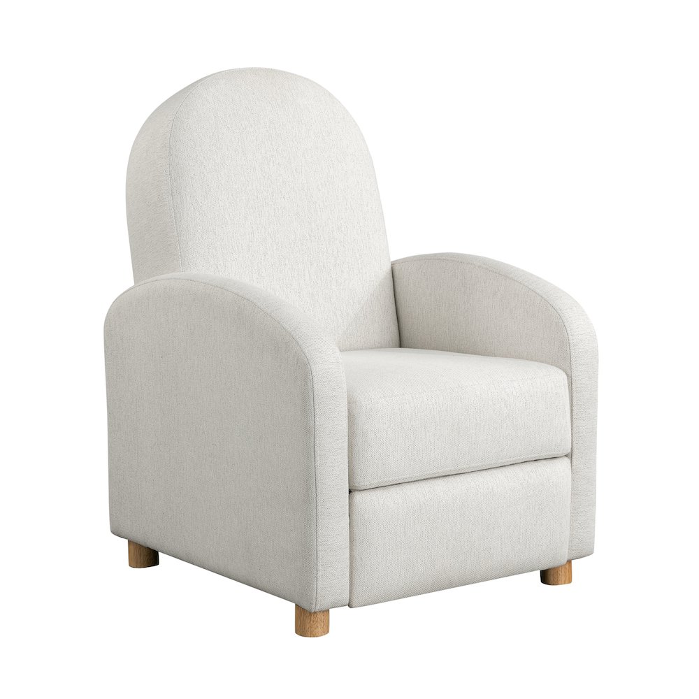 Luna Pushback Recliner Cream. Picture 1