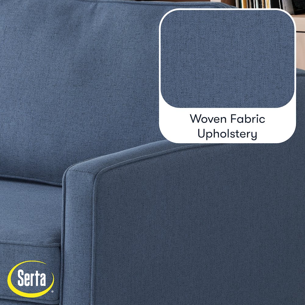 Carey Convertible Sofa Navy. Picture 18