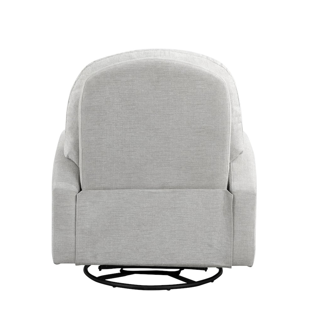 Paloma Swivel Rocker Recliner Light Grey. Picture 9
