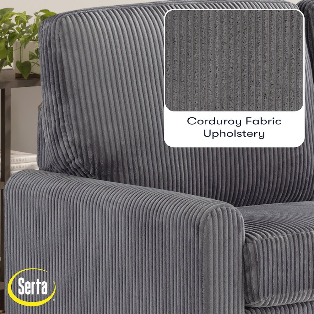 Drew Loveseat Pull-Out Sleeper Gray. Picture 5