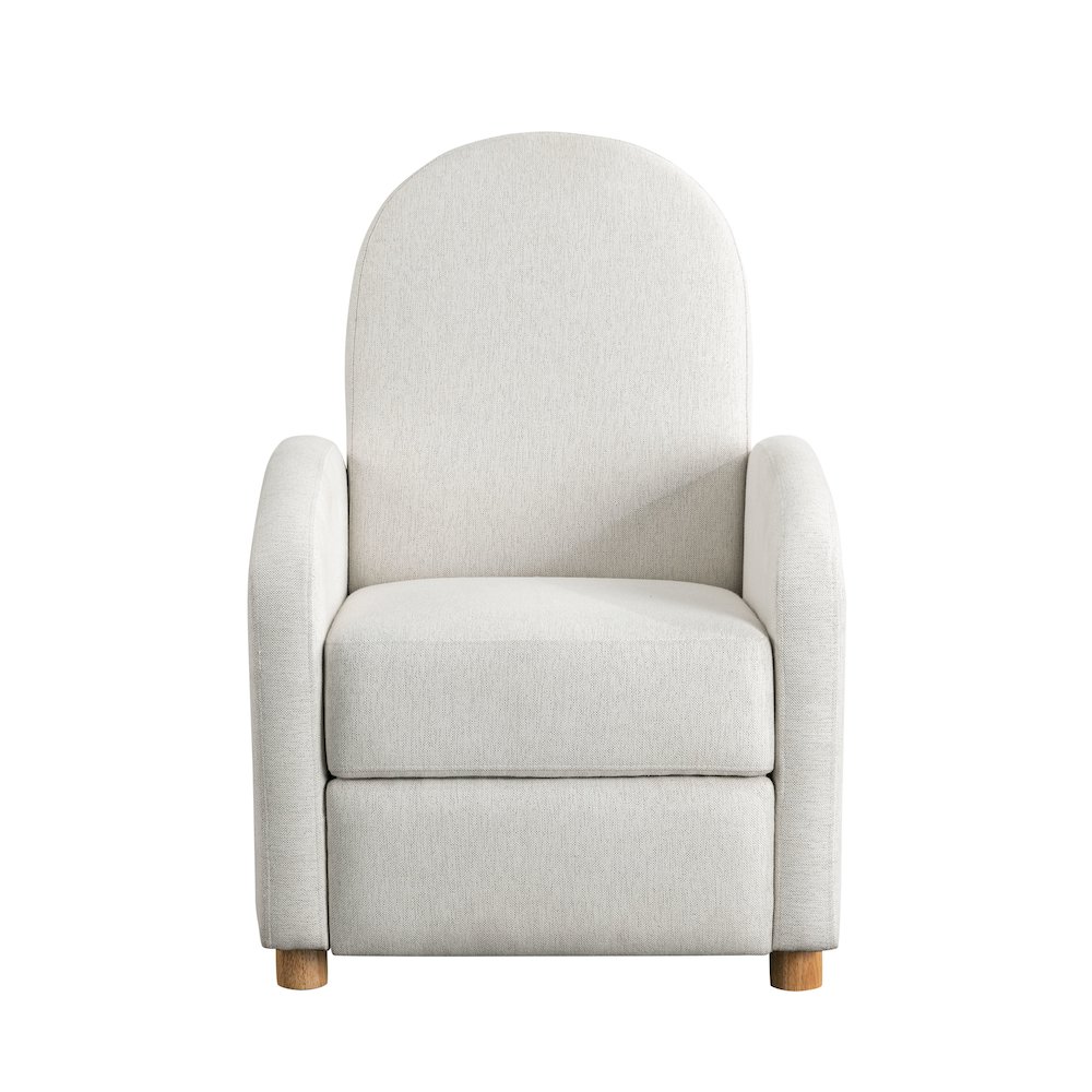 Luna Pushback Recliner Cream. Picture 3