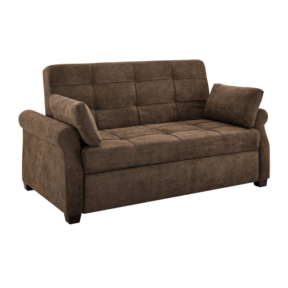Hampton Sofa Queen Brown. Picture 1