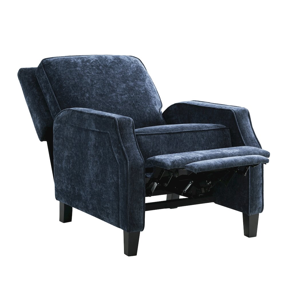 Shiloh Push Back Recliner Navy. Picture 10