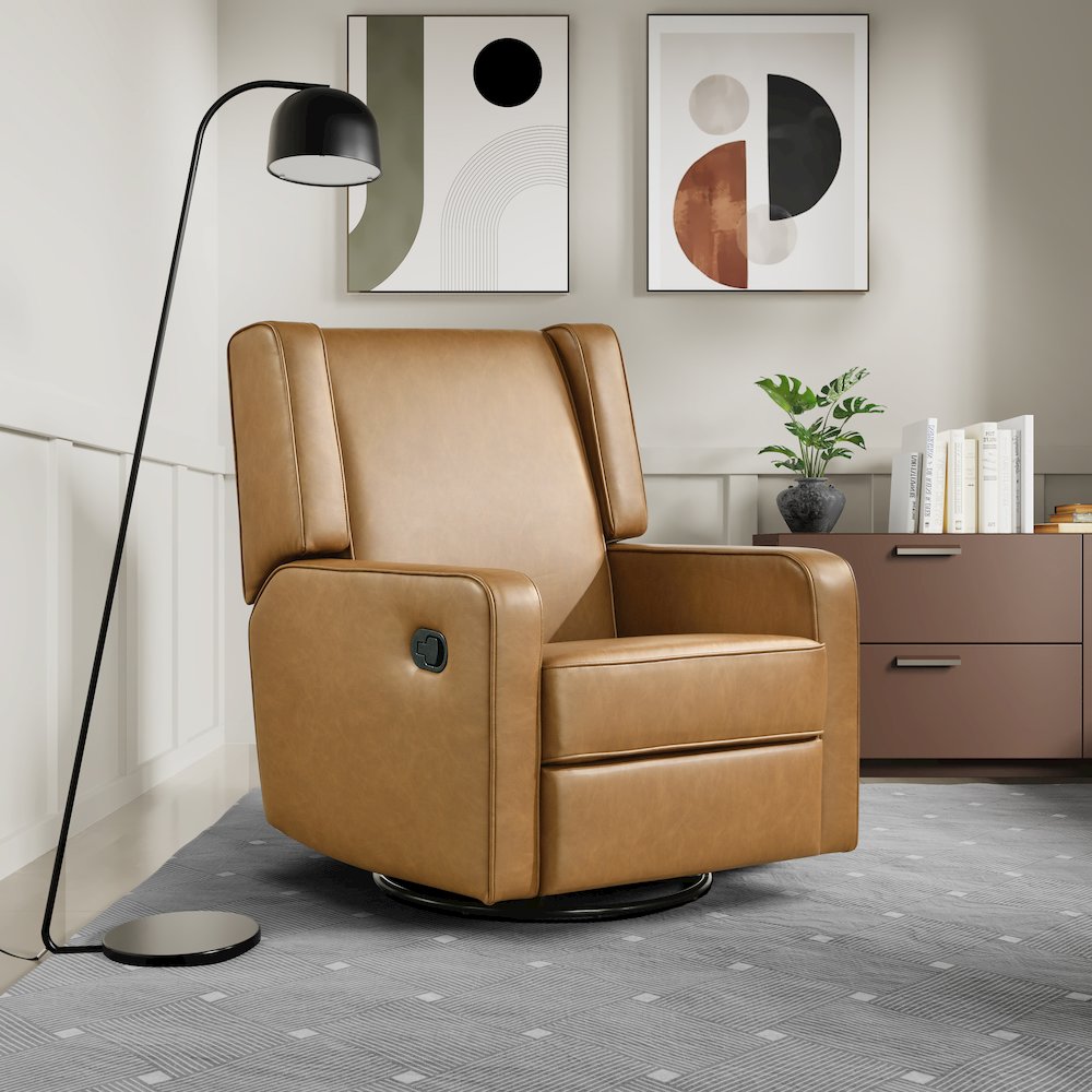 Emerson Swivel Rocker Recliner Carmel. Picture 2