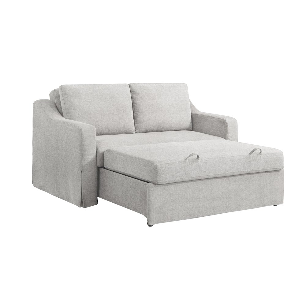 Haddington Convertible Loveseat Linen. Picture 5