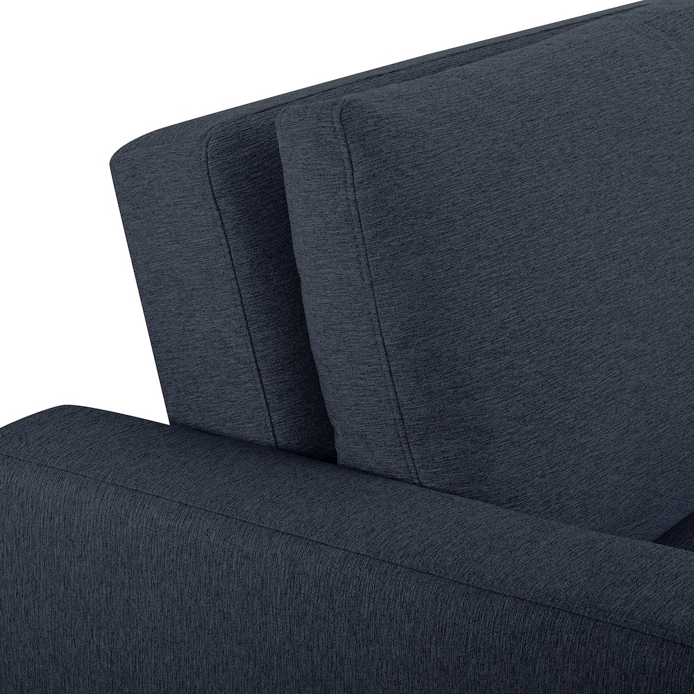 Tyler Convertible Sofa Navy Woven. Picture 12