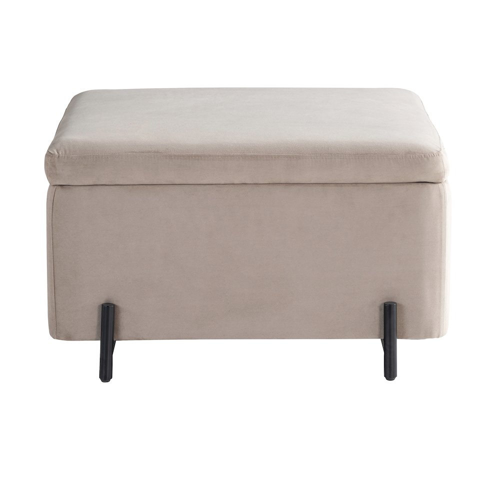 Kona Storage Ottoman Large Taupe. Picture 14