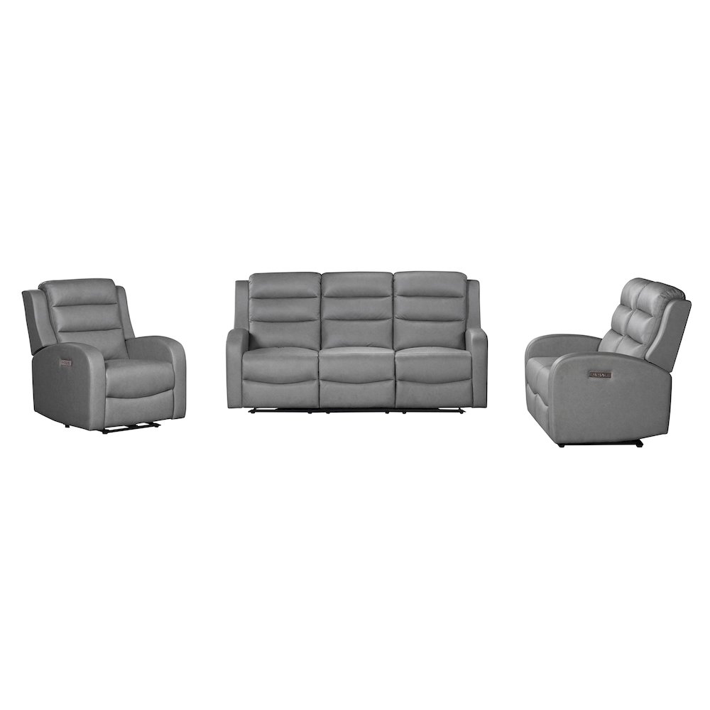 Aragon Recliner Grey. Picture 14