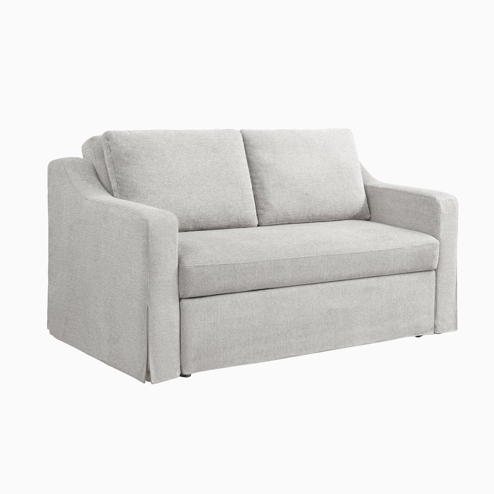 Haddington Convertible Loveseat Linen. Picture 1