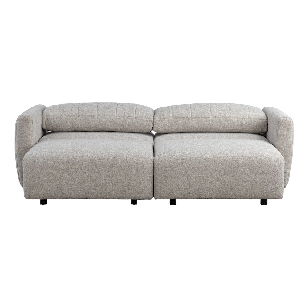 Galloway Convertible Sofa Pebble Boucle. Picture 5