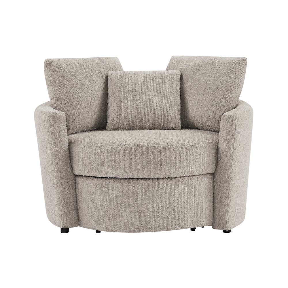 Beckett Storage Chair Taupe. Picture 7