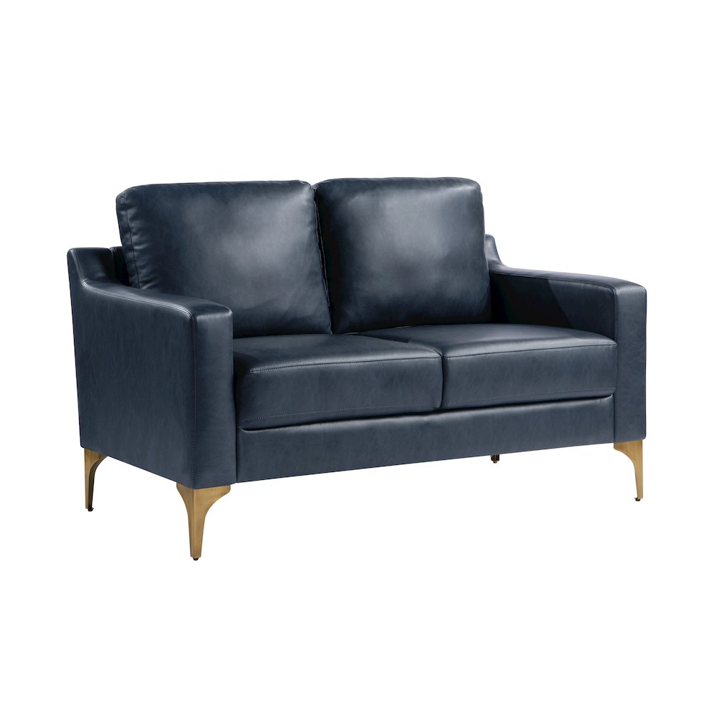 Fletcher Loveseat Navy. Picture 1